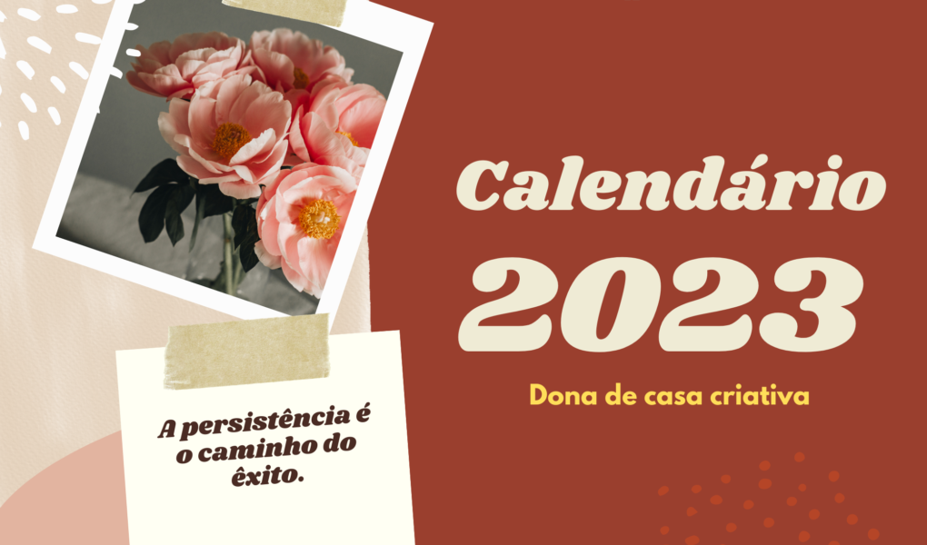 Calendário 2023 para imprimir
