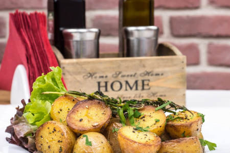 Batata assada no forno