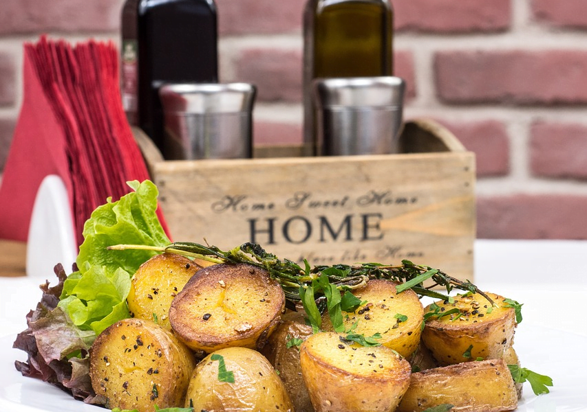 Batata assada no forno