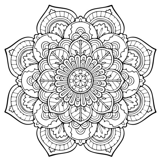 Mandalas para imprimir e colorir