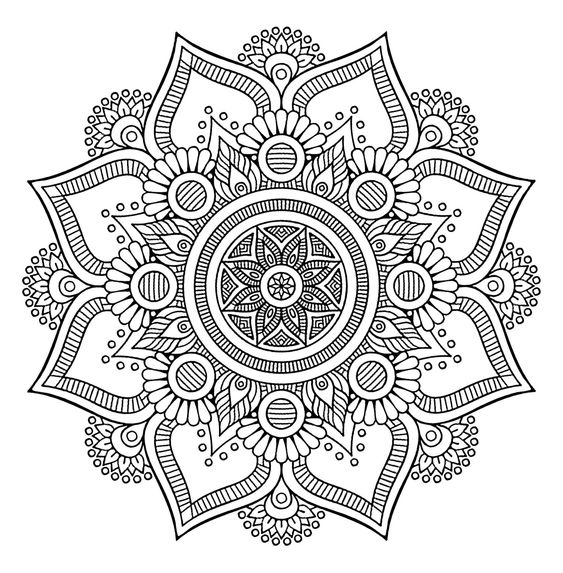 Mandalas para imprimir e colorir