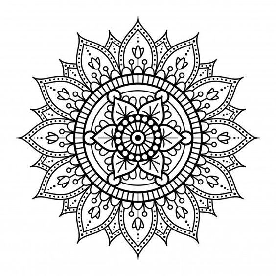 Mandalas para imprimir e colorir