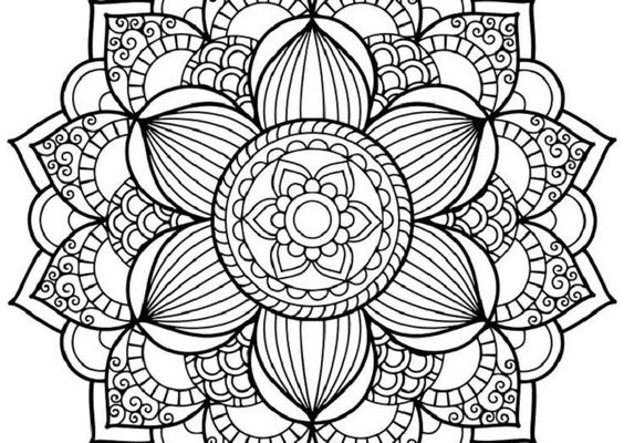 Desenhos de Mandalas para Colorir, Pintar e Imprimir 