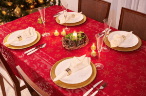 toalha de mesa natal