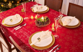 toalha de mesa natal
