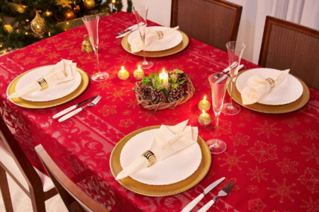 toalha de mesa natal