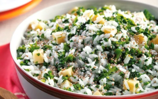 arroz com brocólis