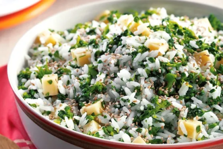 Arroz de brócolis arroz com brocólis