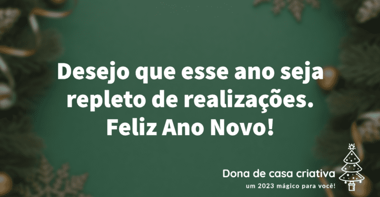 Mensagens de feliz ano novo