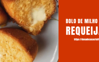 Bolo de milho com requeijão
