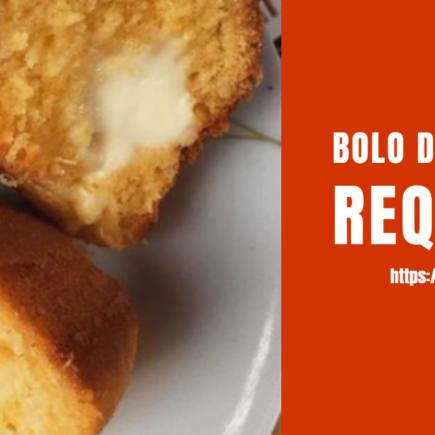 Bolo de milho com requeijão