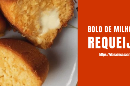 Bolo de milho com requeijão