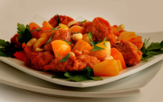 Carne de Porco com Abacaxi