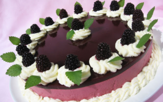 cheesecake de amora