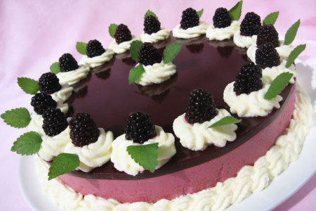 cheesecake de amora