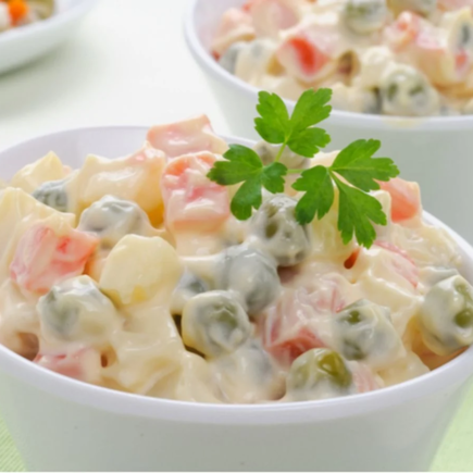 salada de maionese simples