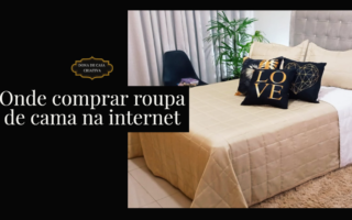 Onde comprar roupa de cama na internet