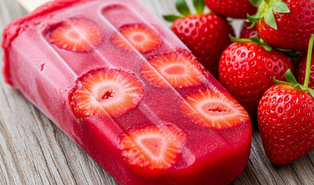 Paleta Mexicana de Morango: Receita Cremosa e Refrescante