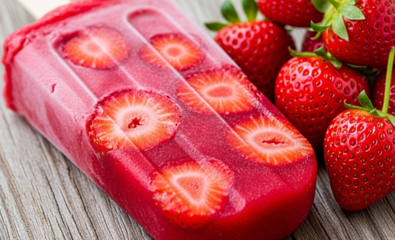 Paleta Mexicana de Morango: Receita Cremosa e Refrescante