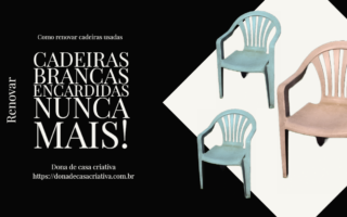 cadeira de plástico branca