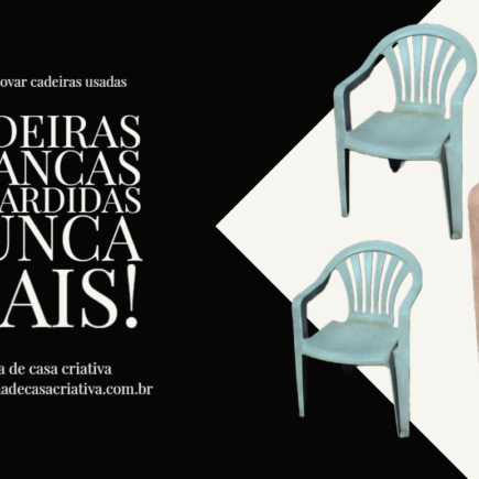 cadeira de plástico branca