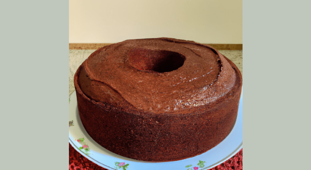 Bolo de chocolate simples