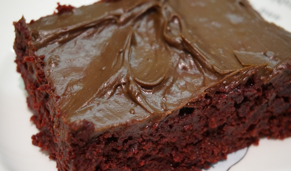Bolo de chocolate com ganache