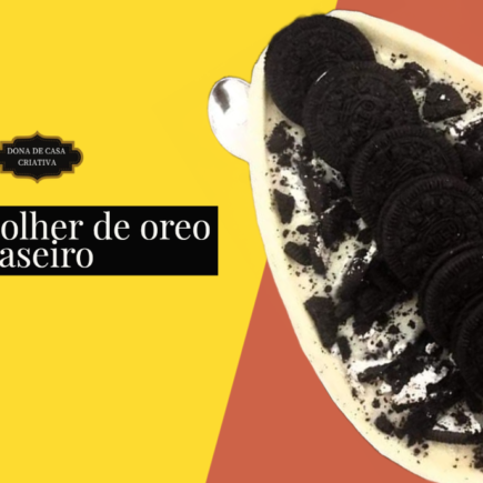 Ovo de colher de oreo caseiro