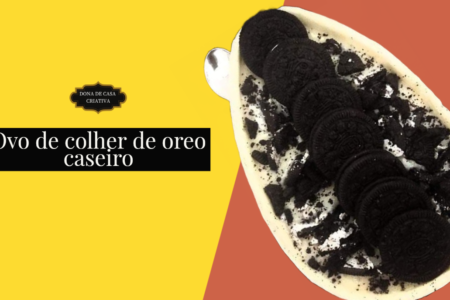 Ovo de colher de oreo caseiro