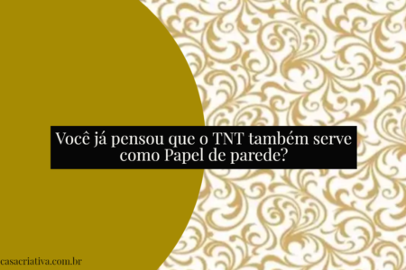 Você já pensou que o TNT também serve como Papel de parede? Papel De Parede TNT
