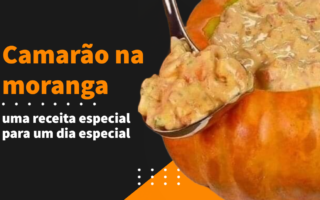 Receita de Camarão na moranga
