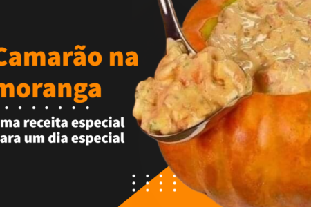 Receita de Camarão na moranga