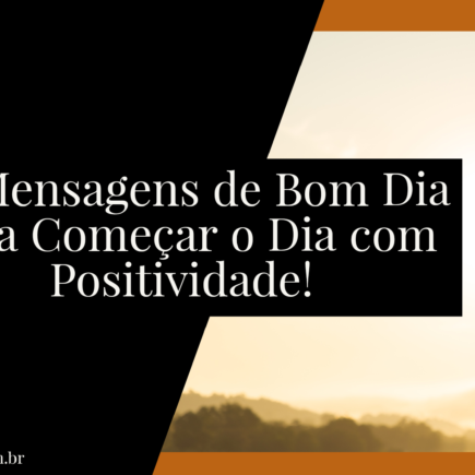 Frases de bom dia