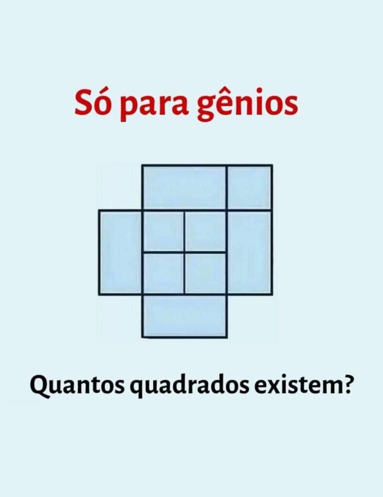 FB IMG 1687561770068 1 Quantos quadrados você vê na imagem?