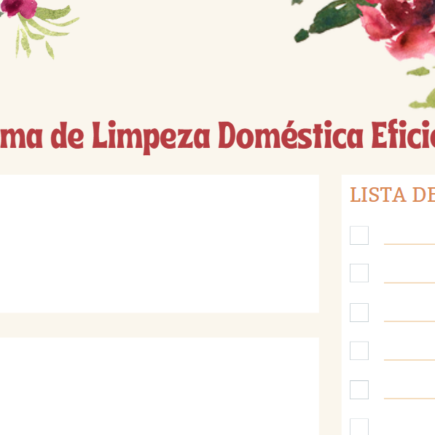 O Guia Definitivo para um Cronograma de Limpeza Doméstica Eficiente Guia Definitivo para um Cronograma de Limpeza Doméstica