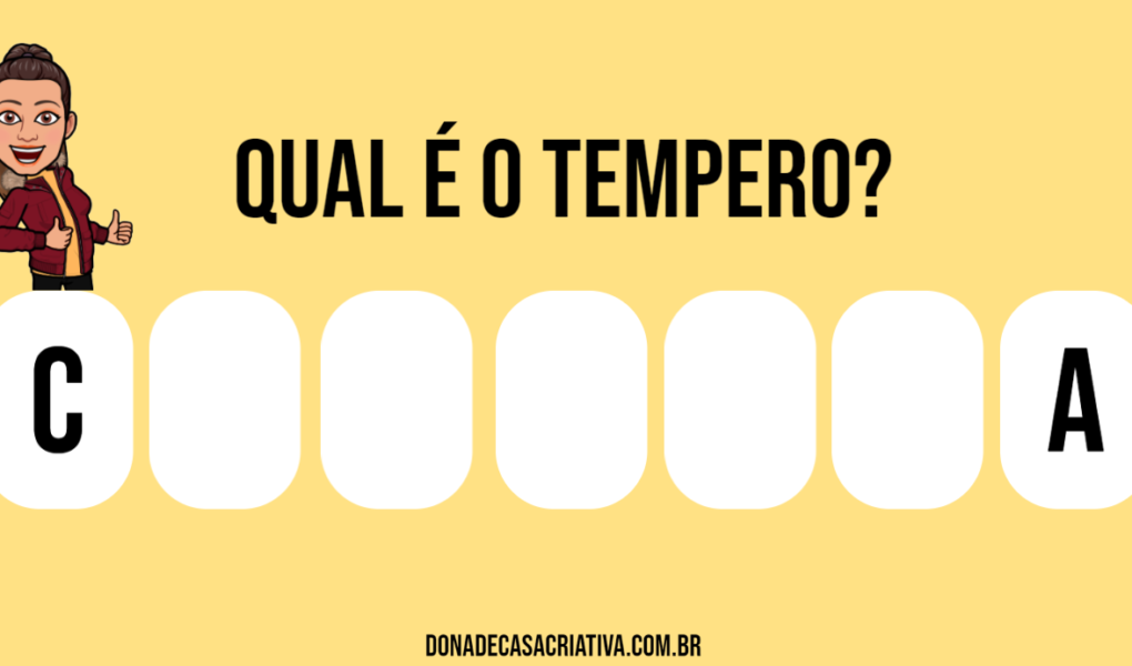 Qual é o tempero? Qual é o tempero?