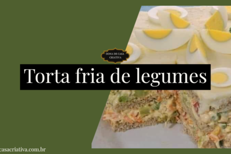 Torta fria de legumes Torta fria de legumes