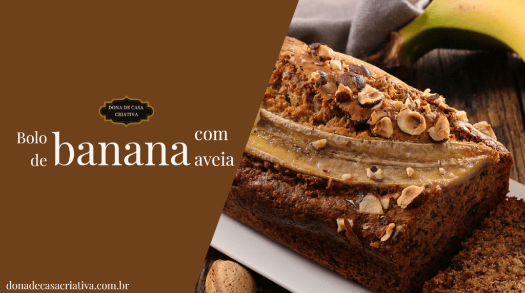 bolo de banana com aveia