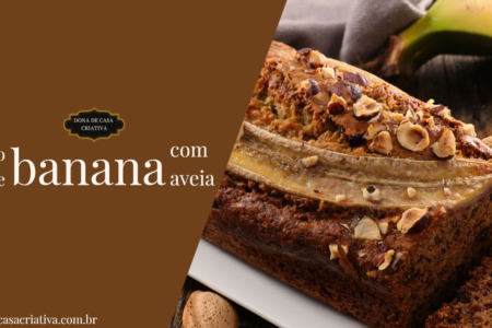 bolo de banana com aveia
