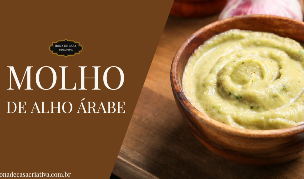 Receita de Molho de Alho Árabe