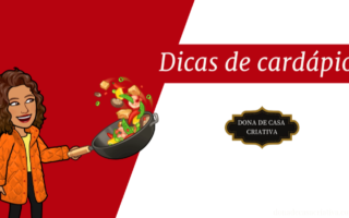 Dicas de cardápios