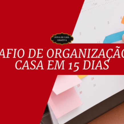 Desafio de Organização da Casa em 15 Dias