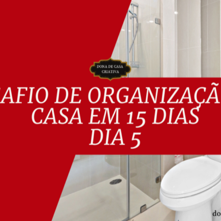 Desafio de Organização da Casa em 15 Dias - Dia 5