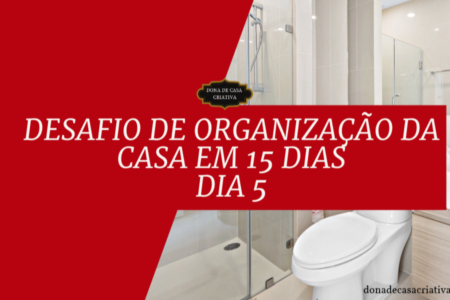 Desafio de Organização da Casa em 15 Dias - Dia 5