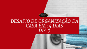 Desafio de Organização da Casa em 15 Dias - Dia 7 Organizar a Lavanderia