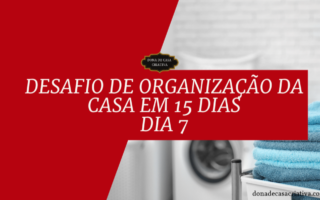 Desafio de Organização da Casa em 15 Dias - Dia 7 Organizar a Lavanderia