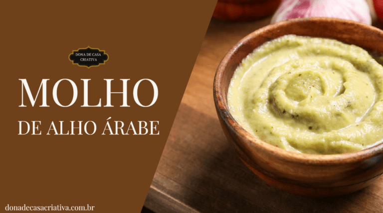 Receita de Molho de Alho Árabe