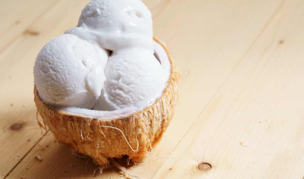 Sorvete de coco