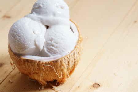 Sorvete de coco