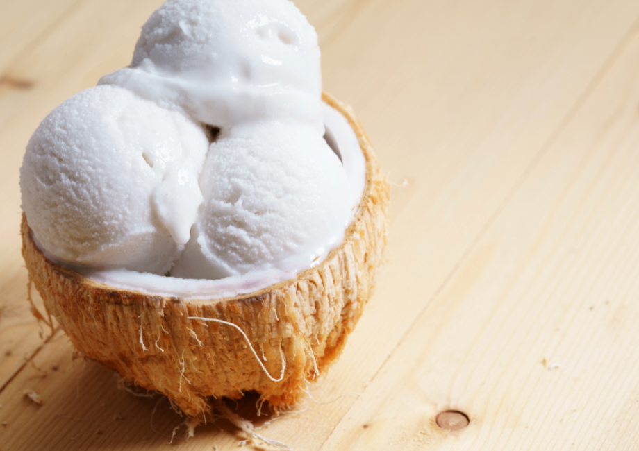 Sorvete de coco
